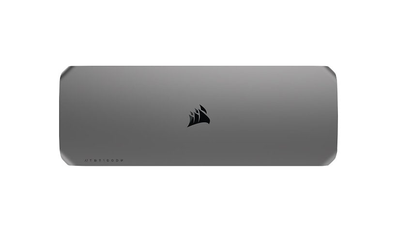 CORSAIR TBT100 Thunderbolt 3 USB Docking Station with 2 DisplayPort for Windows or MacBook