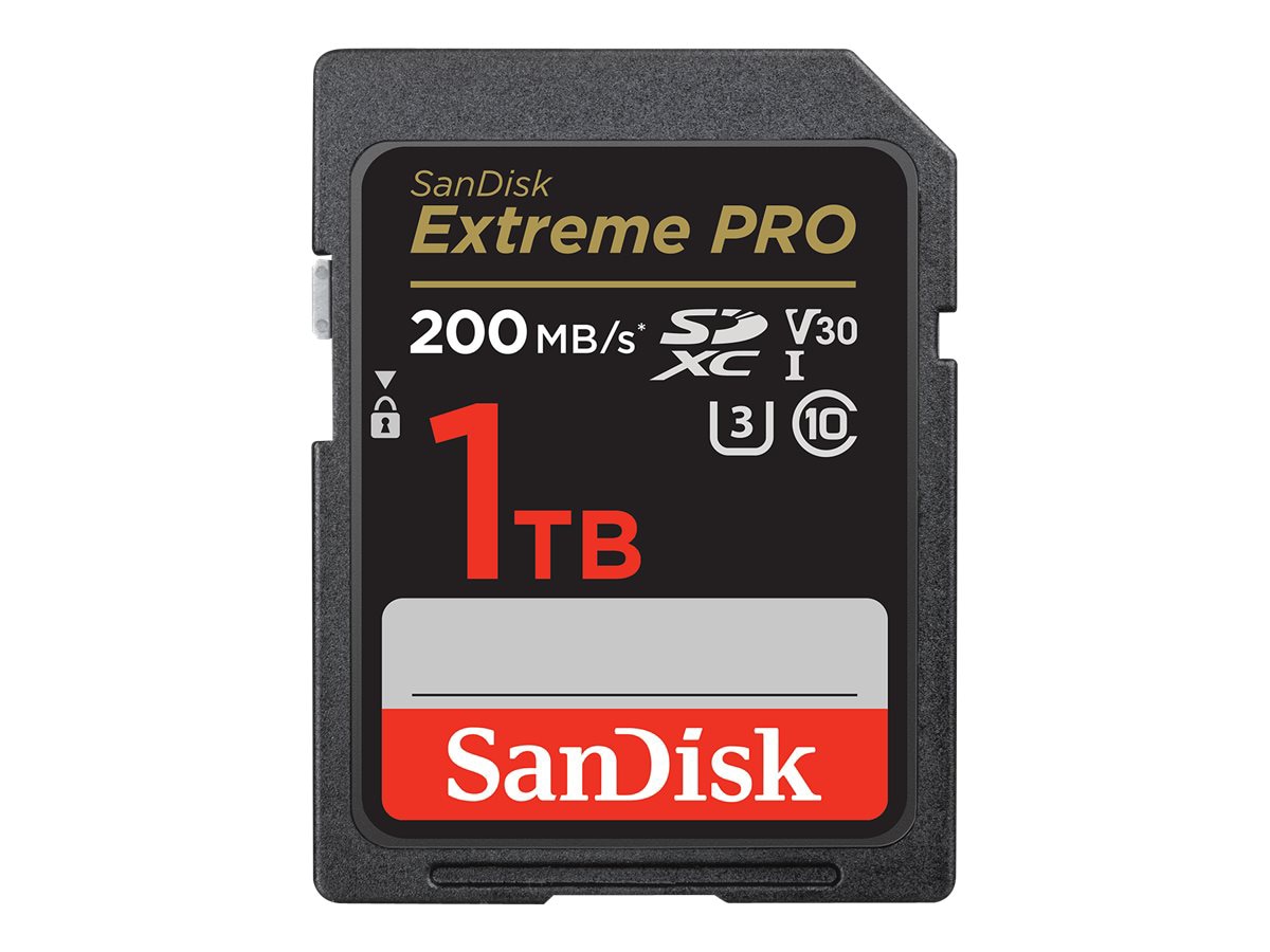 SanDisk Extreme Pro - flash memory card - 1 TB - SDXC UHS-I