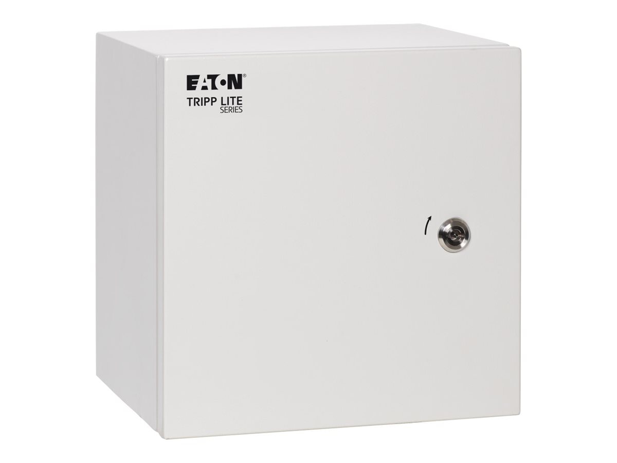 Eaton Tripp Lite Series SmartRack Outdoor Ind. Enclosure w/ Lock NEMA 4 Surface Mount Metal 12 x 12 x 10in Gray