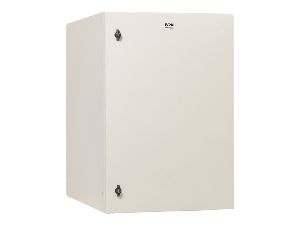 Eaton Tripp Lite Series SmartRack Ind. Enclosure w/ Locks NEMA 4 Wall Mount Heavy-Duty Metal 32.5in Depth 18U Gray