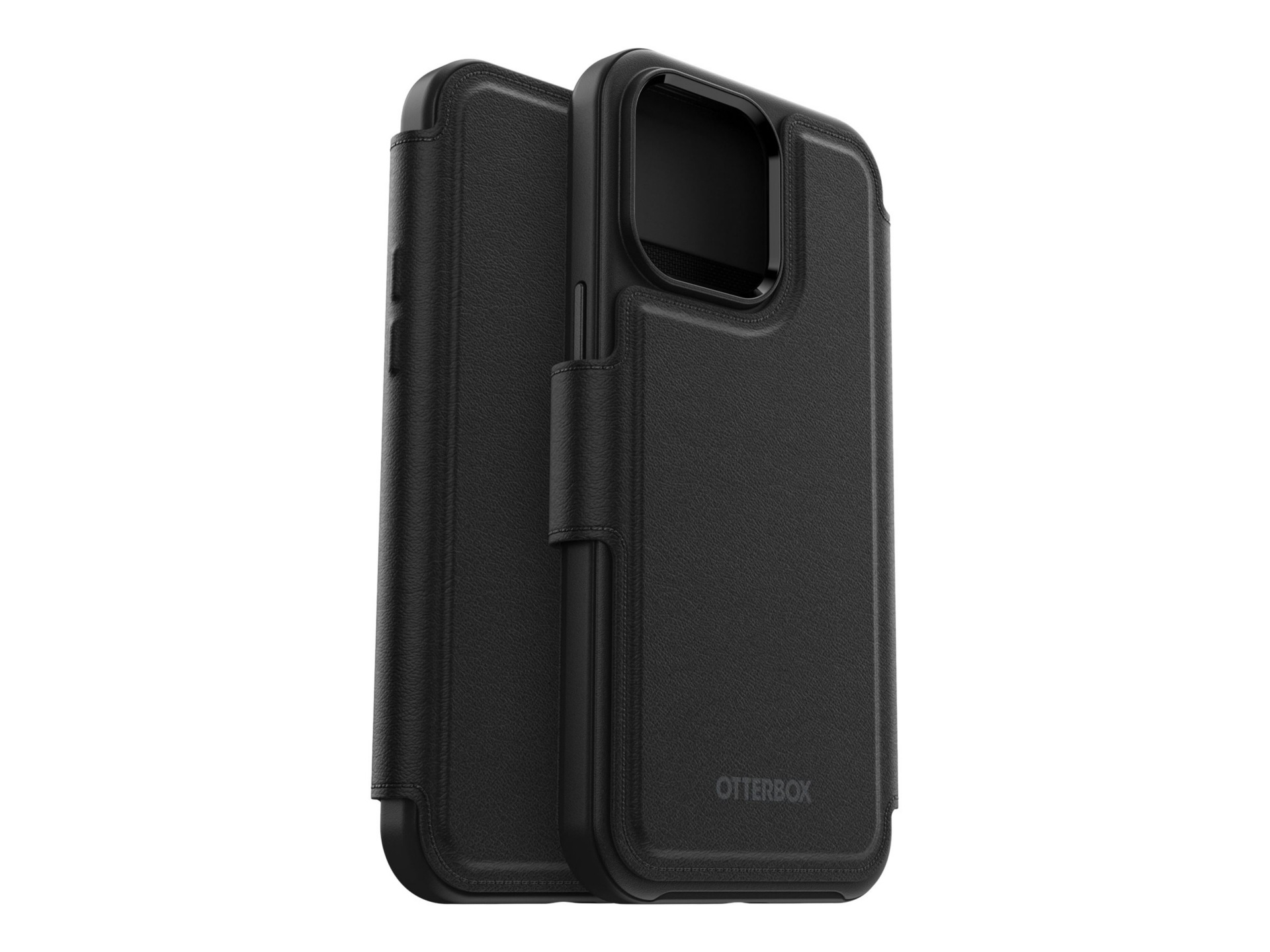 OtterBox Carrying Case (Folio) Apple iPhone 14 Pro Max Credit Card, Cash, Business Card, Smartphone - Shadow Black