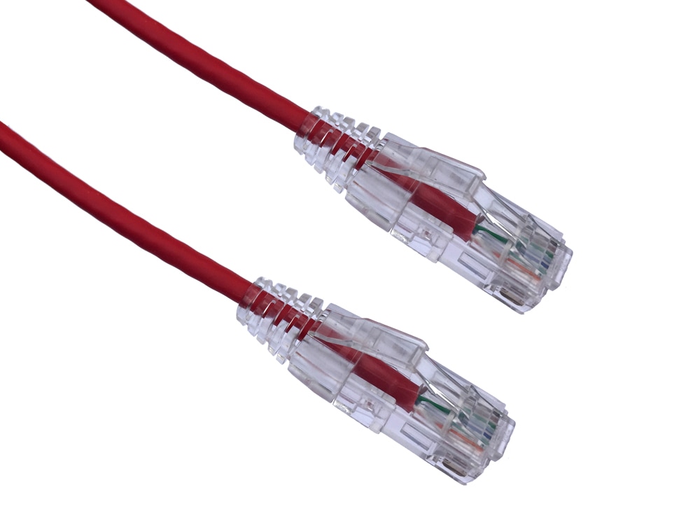 Axiom 6" CAT6 BENDnFLEX Ultra-Thin Snagless Patch Cable - Red