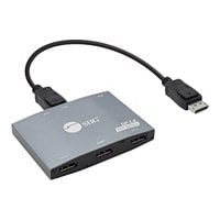 SIIG 1x3 DisplayPort 1.4 to DisplayPort MST Splitter - video/audio splitter