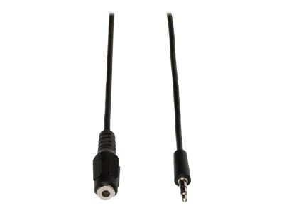 Tripp Lite 10ft Mini Stereo Audio Extension Cable Shielded 3.5mm M/F 10' - audio extension cable - 10 ft