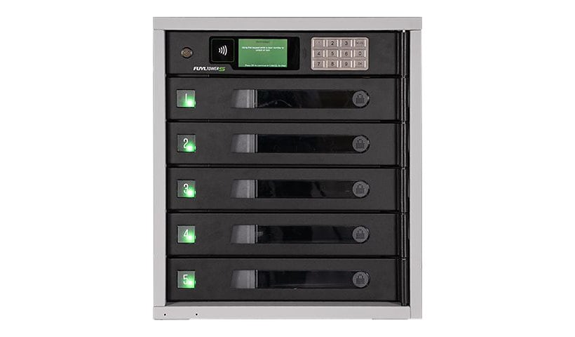 LocknCharge FUYL Tower Pro 5 Smart Locker with Cloud Essentials (EDU)