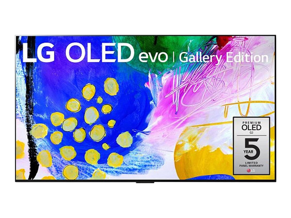 LG OLED77G2PUA G2 Series - 77" Class (76.7" viewable) OLED TV - OLED evo Gallery Edition - 4K
