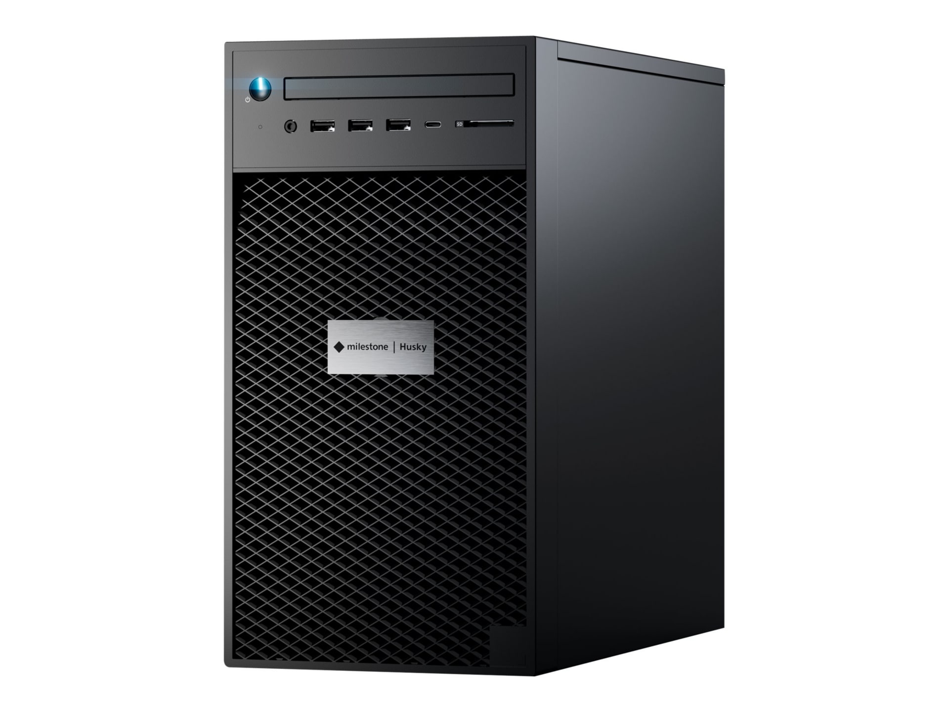 Milestone Husky IVO 350T - tower - Core i3 10100 - 16 GB - SSD 256 GB, HDD 32 TB