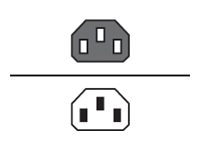 Proline 6ft C13 Female to C14 Male 18AWG 100-250V at 10A White Power Cable