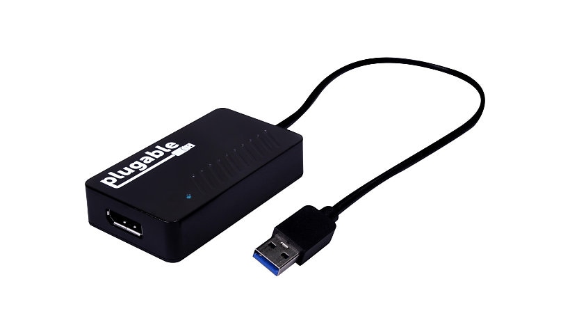 Plugable DisplayLink 4K Monitor Adapter - USB 3.0 to DP for Windows and macOS 10,14+