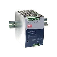 Panasonic Mean Well 24V 20A AC/DC Industrial DIN Rail Power Supply Device