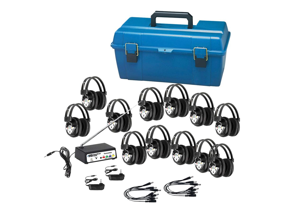 HamiltonBuhl AudioFlow Wireless Listening Center LCP-12-901 - wireless headphone system - black