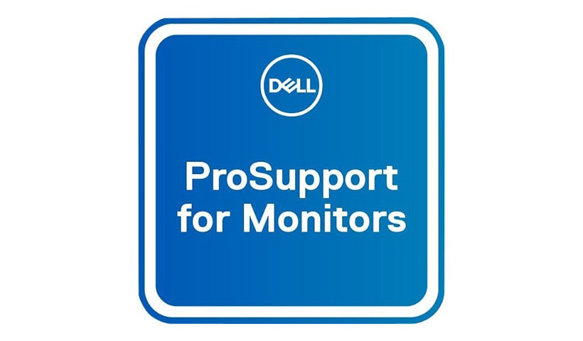 Dell Upgrade from 3Y Basic Advanced Exchange to 5Y ProSupport for monitors - extended service agreement - 5 years -