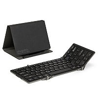 Plugable Bluetooth Full-Size Travel Keyboard for Windows, Mac, Linux,