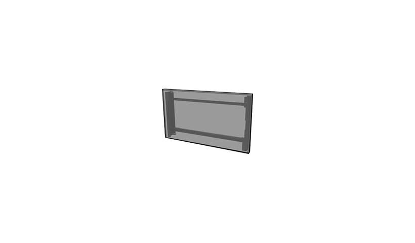 Peerless-AV mounting kit - clean profile - for flat panel - black - TAA Compliant