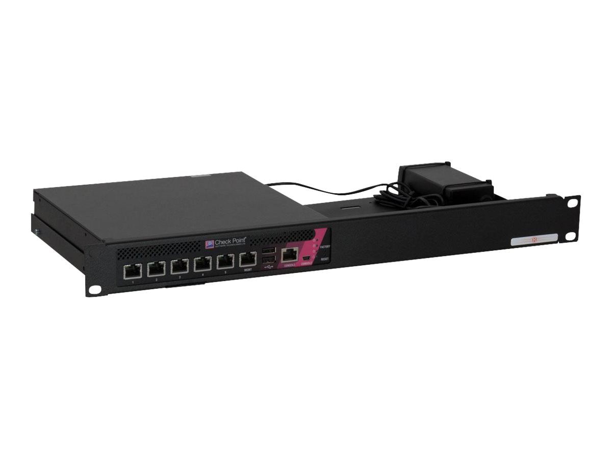 Rackmount.IT Rack Mount Kit for 3100/3200/3600 Series Firewall Appliance - Jet Black