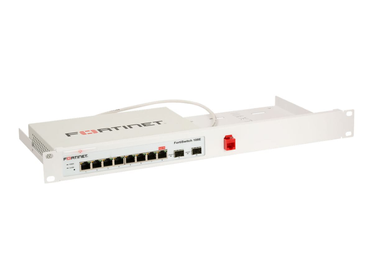 Rackmount.IT Rackmount Kit for FortiSwitch 108E Secure Access Switch - Whit