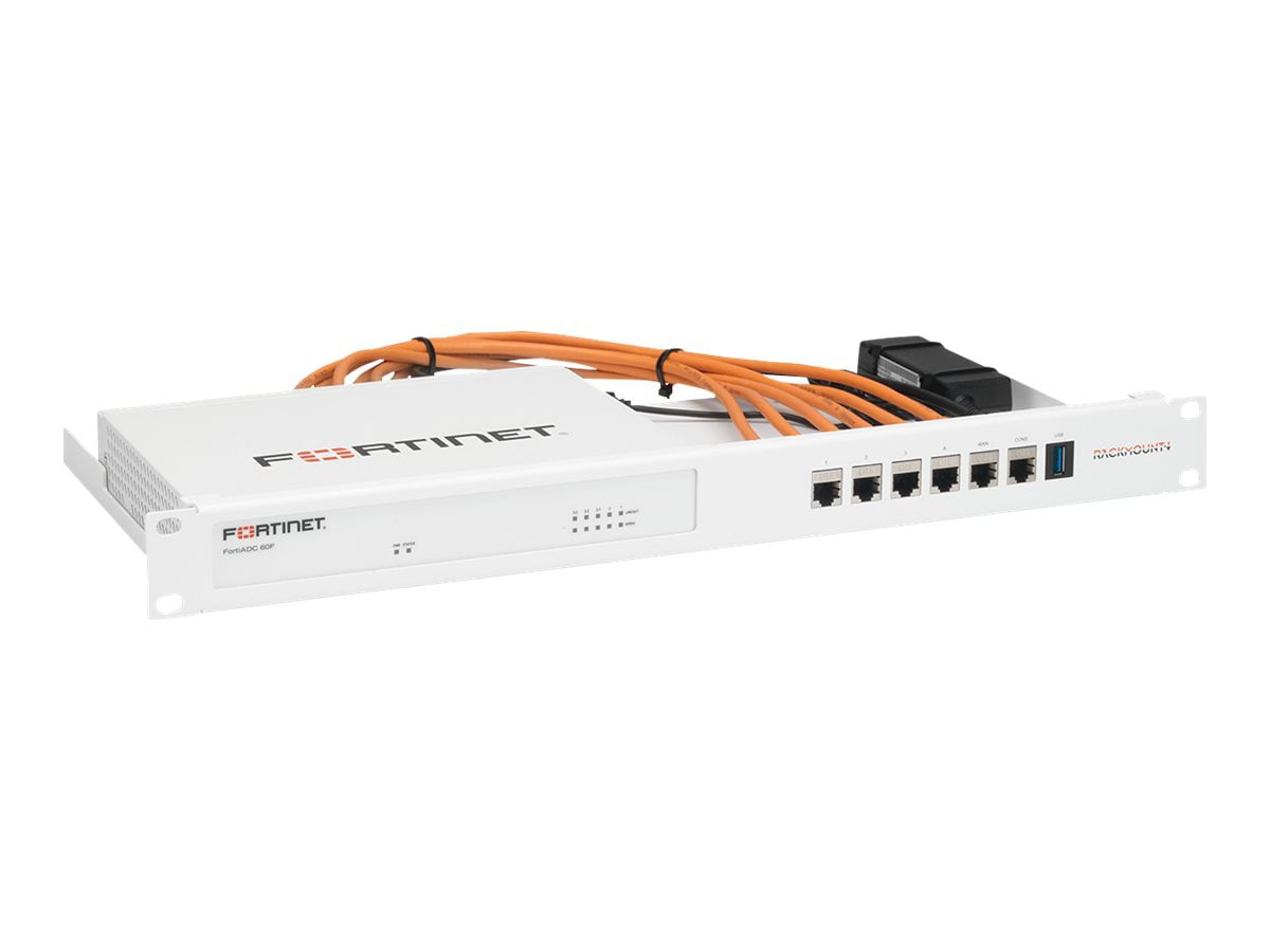 Rackmount.IT Rack Mount Kit for fortiGate 40F,fortiADC 60F Next Generation Firewall Appliance - White