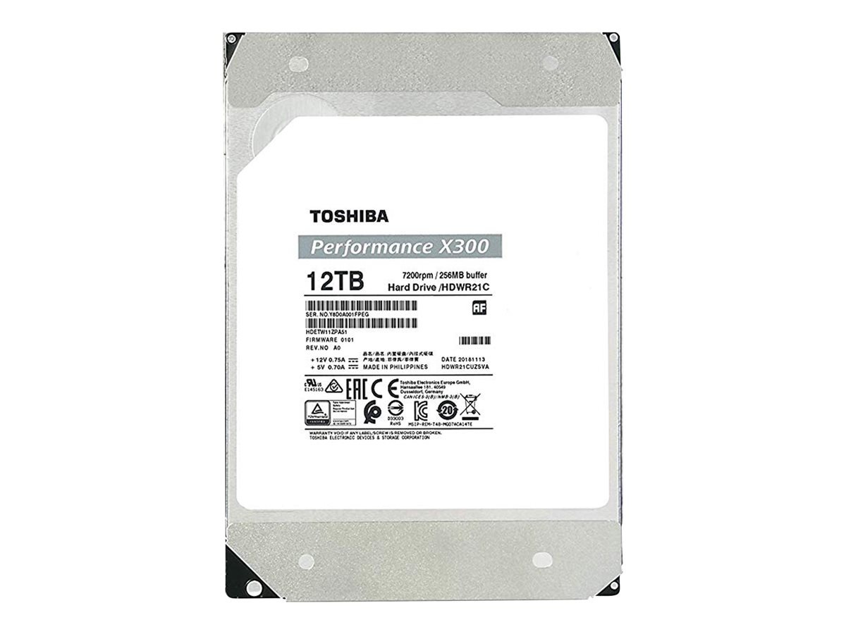 Toshiba X300 Performance - hard drive - 12 TB - SATA 6Gb/s