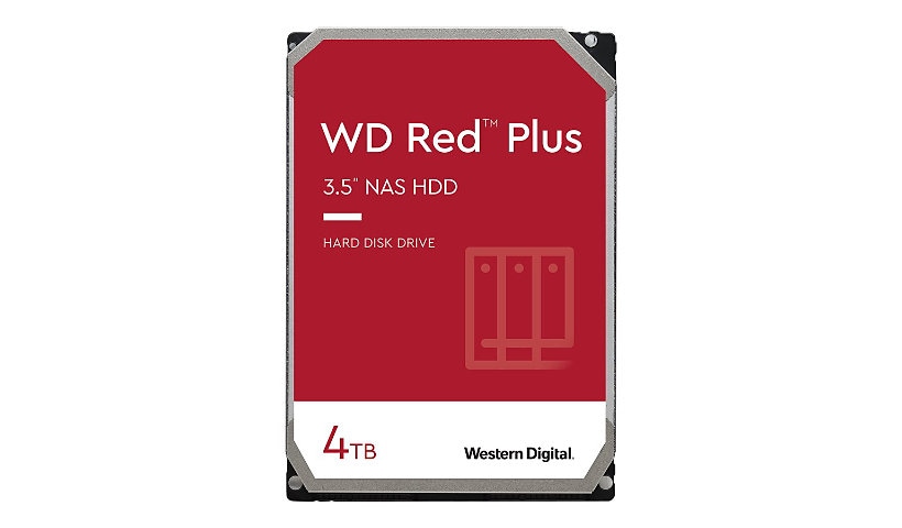WD Red Plus WD40EFPX - disque dur - 4 To - SATA 6Gb/s