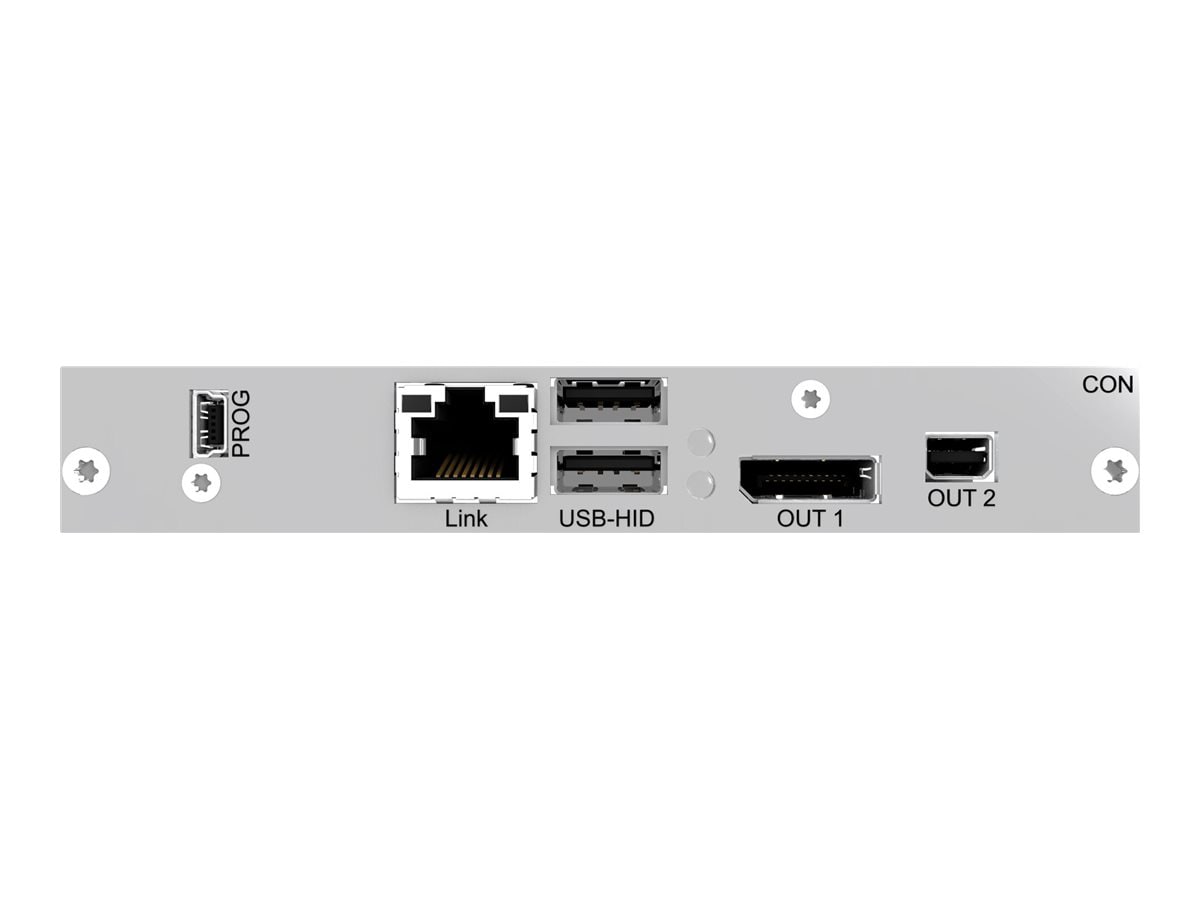 Black Box KVM EXT RX INTF Card - DH, 4K30 DP 1.1, (1) USB HID, (1) RJ45