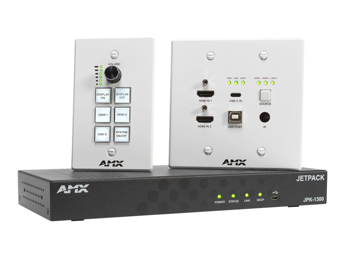 AMX Jetpack JPK-1300 3x1 switcher / HDBaseT transmitting system / control p