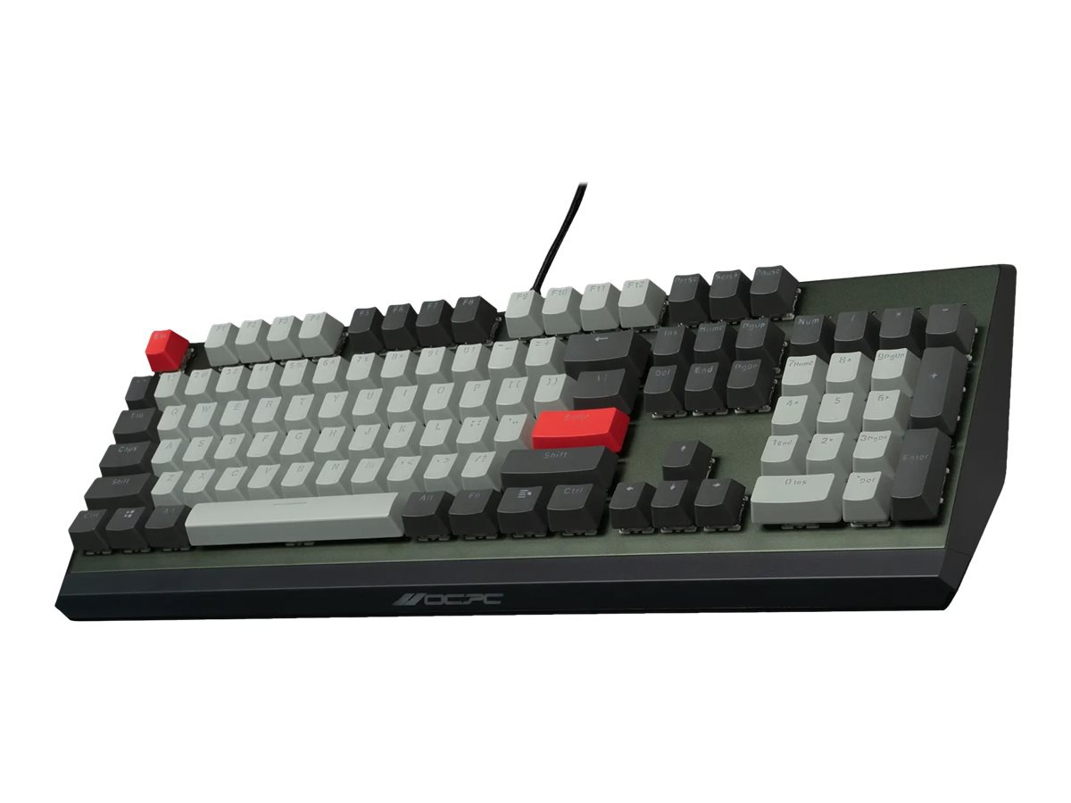 OCPC Gaming KR1 - keyboard - black, olive