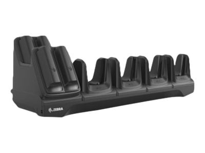 Zebra 4-Slot Terminal Charger with 4-Slot Battery Charging - handheld charging stand + battery charger