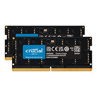 Crucial - DDR5 - kit - 64 Go: 2 x 32 Go - SO DIMM 262 broches - 4800 MHz / PC5-38400 - mémoire sans tampon