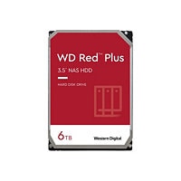 WD Red Plus WD60EFPX - hard drive - 6 TB - SATA 6Gb/s