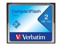 Verbatim - flash memory card - 2 GB - CompactFlash