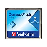 Verbatim - flash memory card - 2 GB - CompactFlash