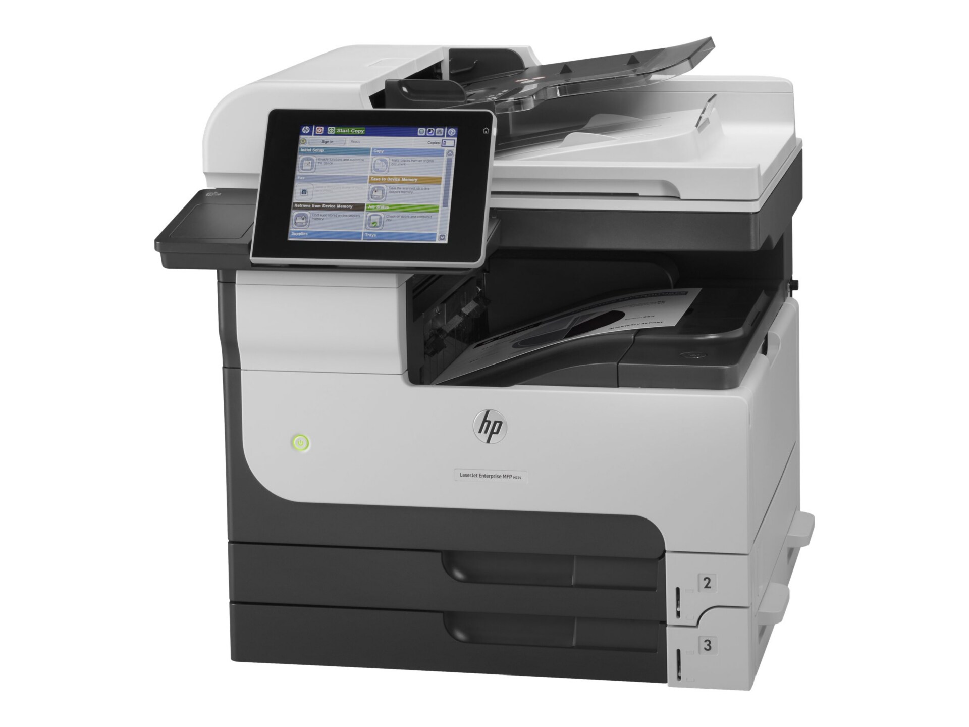 Hp Laserjet Enterprise Mfp M725dn Multifunction Printer Bw Cf066abgj All In One 2876