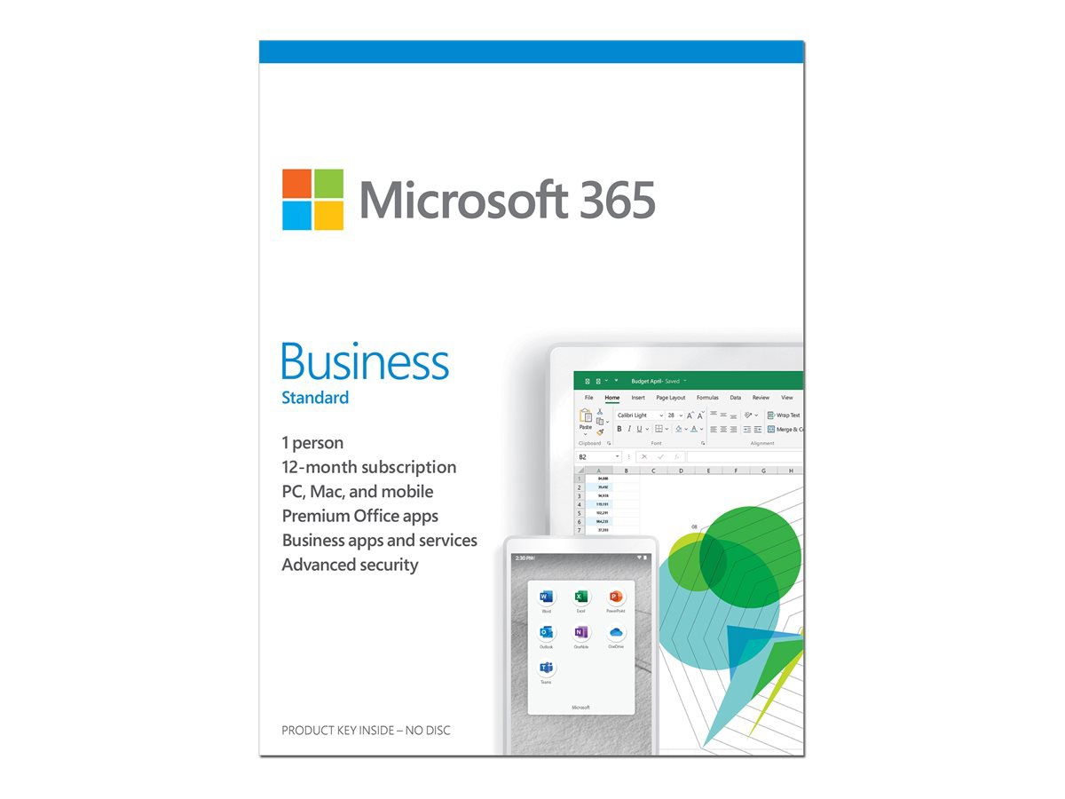 Microsoft 365 Business Standard - box pack (1 year) - 1 user (5 devices)