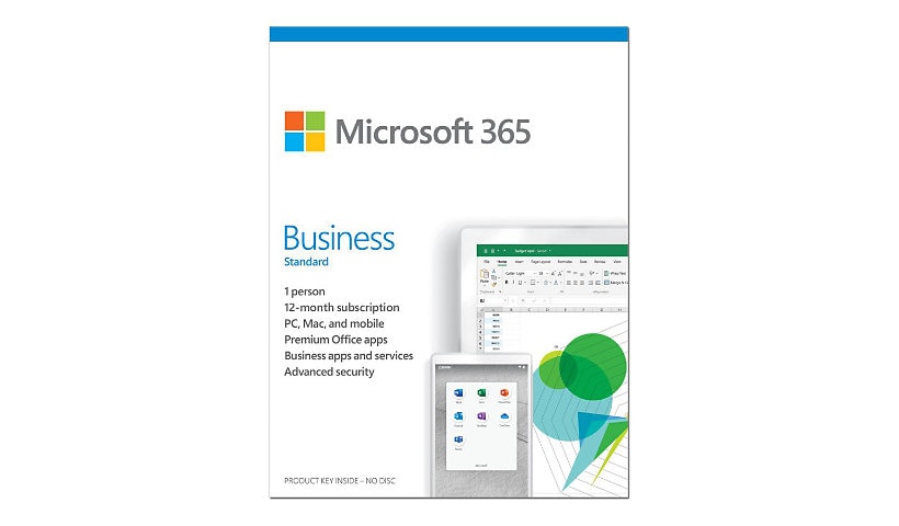 Microsoft 365 Business Standard - box pack (1 year) - 1 user (5 devices)