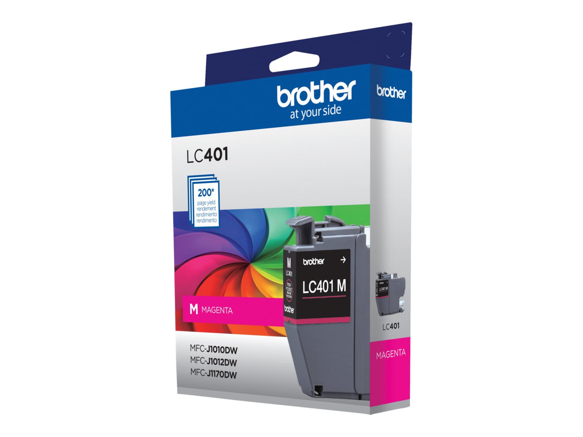 Brother LC401M - magenta - original - ink cartridge