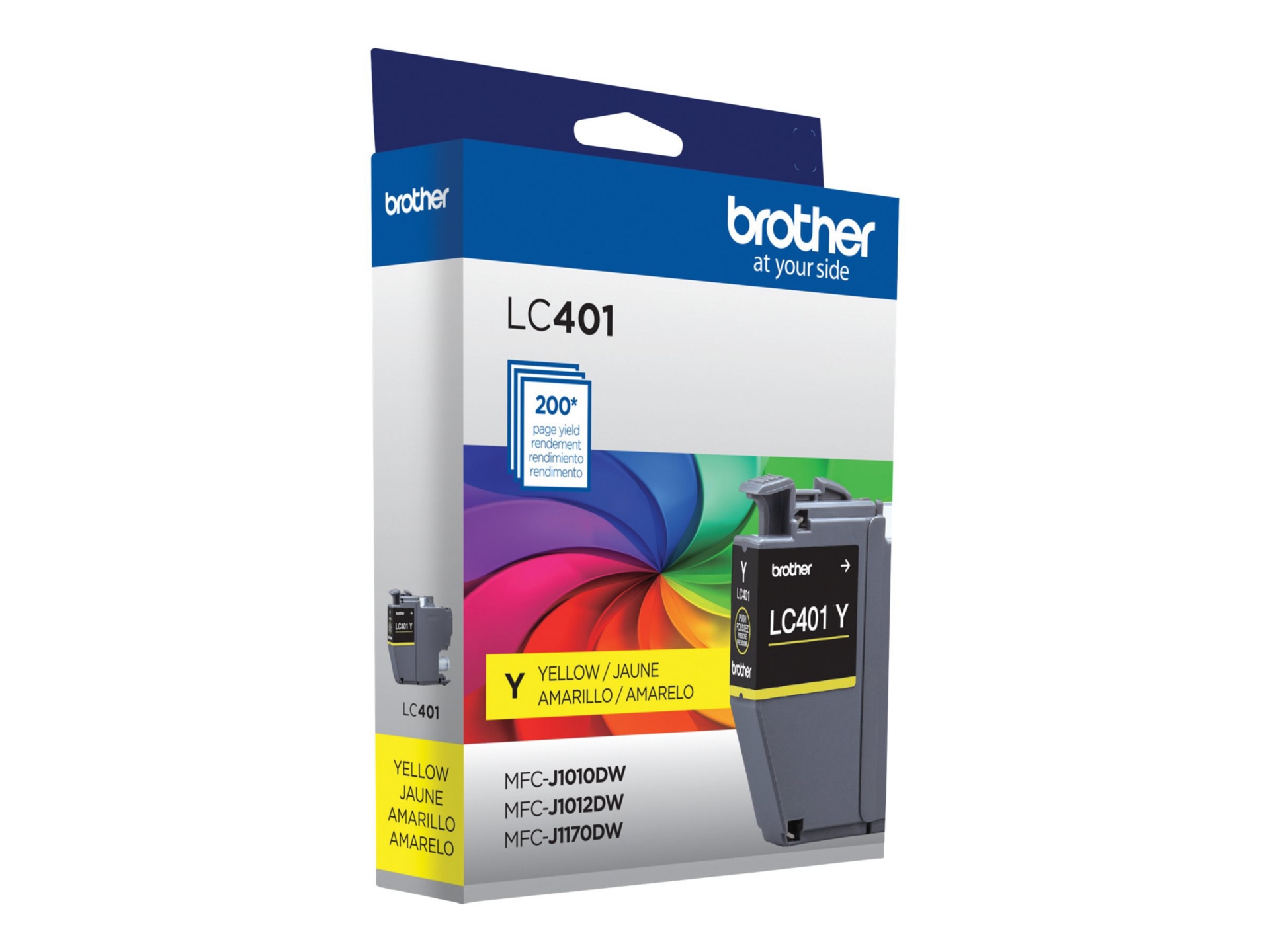 Thumbnail 3 of 5 for Brother LC401Y - yellow - original - ink cartridge