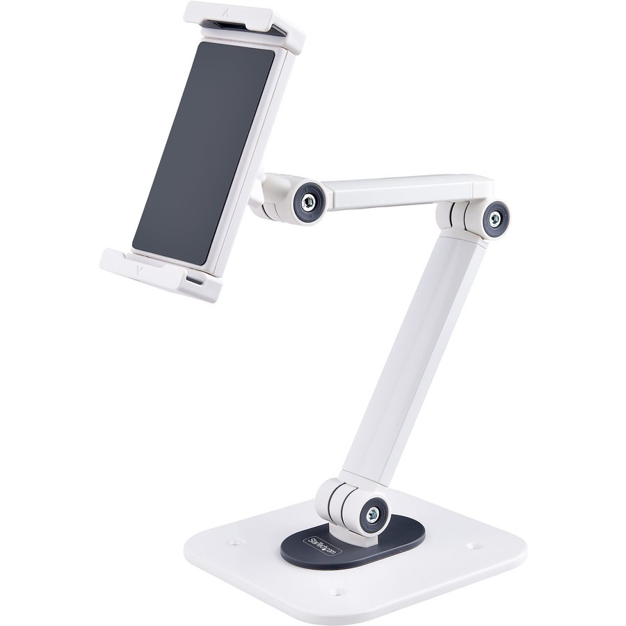 StarTech.com Adjustable Tablet Stand for Desk, Up to 1kg, Universal Tablet Stand Holder Desk/Wall, Ergonomic