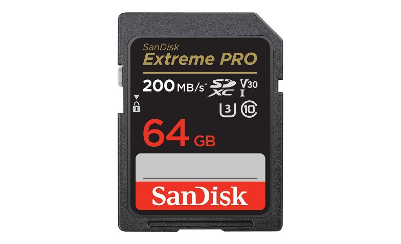sandisk - extreme pro 64gb microsdxc uhs-i class u-1 memory card
