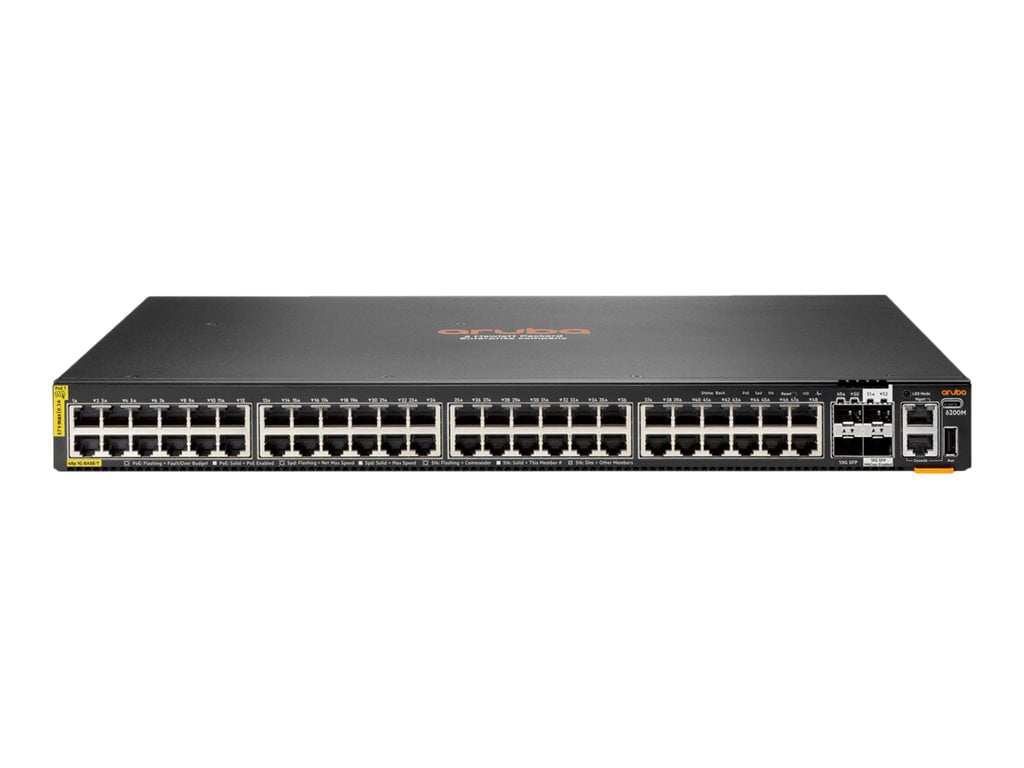 HPE Aruba 6200M 48G Class4 PoE 4SFP+ Switch