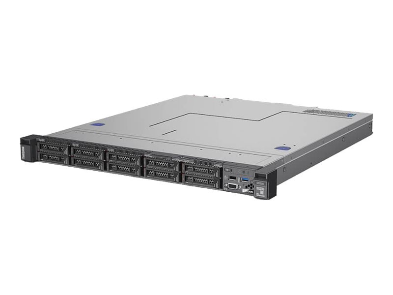 Lenovo ThinkSystem SR250 - rack-mountable - Xeon E-2236 3.4 GHz - 8 GB - no HDD