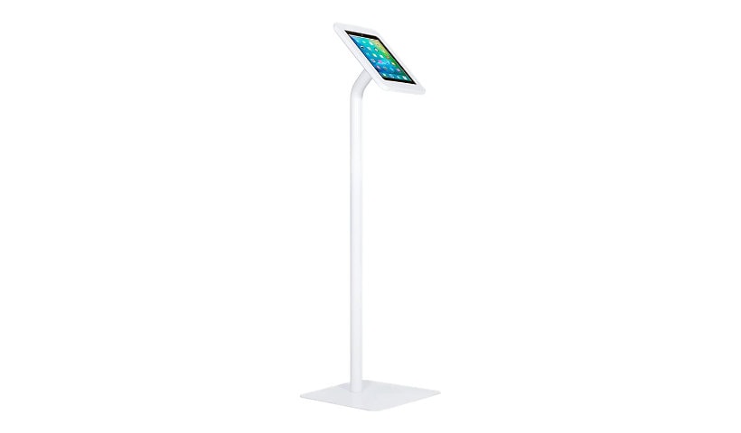 The Joy Factory Elevate II Floor Stand Kiosk - stand - 45° viewing angle - for tablet - white