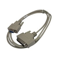 Lantronix - serial cable - DB-25 to DB-9 - 1.83 m