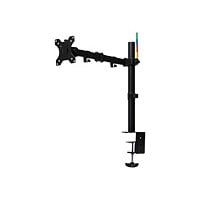 Kensington SmartFit Ergo Single Extended Monitor Arm kit de montage - bras réglable - pour moniteur - noir