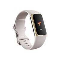 Fitbit Charge 5 - soft gold stainless steel - activity tracker with infinit