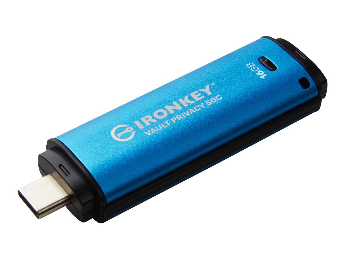 Thumbnail 4 of 10 for Kingston IronKey Vault Privacy 16GB USB Type-C Flash Drive