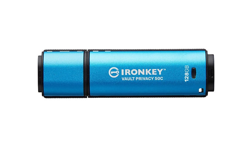 Kingston IronKey Vault Privacy 128GB USB Type-C Flash Drive