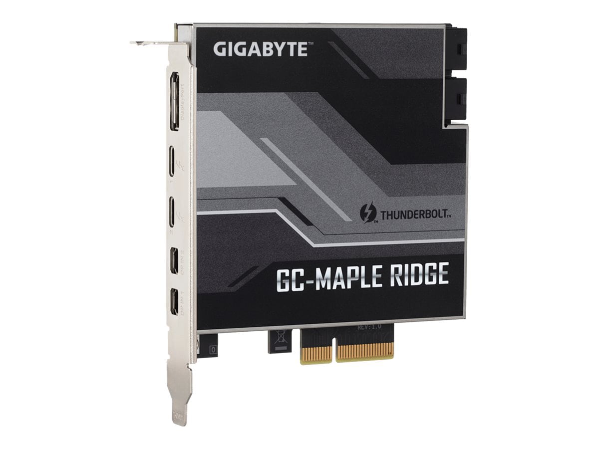 Gigabyte GC-MAPLE RIDGE (rev. 1.0) - Thunderbolt adapter - PCIe 3.0 x4 -  Thunderbolt 4 x 2