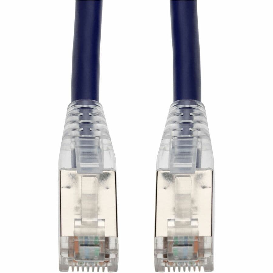 Proline 3ft Purple CAT 6 Shielded PVC Ethernet Cable Snagless Easy Clear Boot TAA RJ-45 M/M