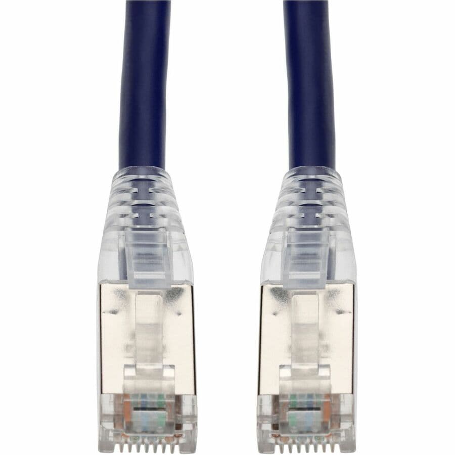 Proline 15ft Purple CAT 6 Shielded PVC Ethernet Cable Snagless Easy Clear Boot TAA RJ-45 M/M