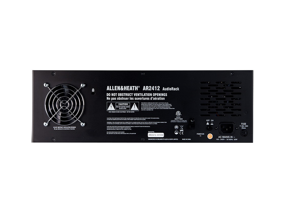 Thumbnail 3 of 3 for Allen & Heath Everything I/O AR2412 audiorack